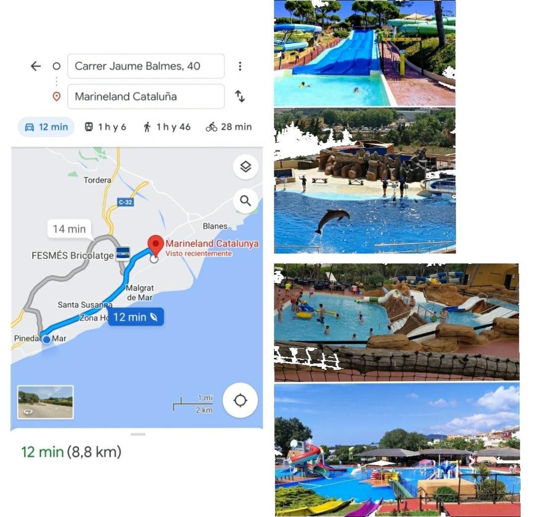 פינדה דה מר Apartamento En La Costa Del Maresme מראה חיצוני תמונה